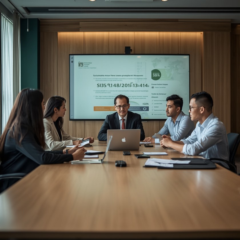 MICE professionals in a meeting